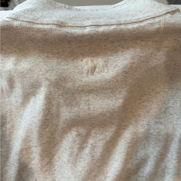 The Normal Brand Light Gray Zip-Up Sweater - Picture 4 of 4